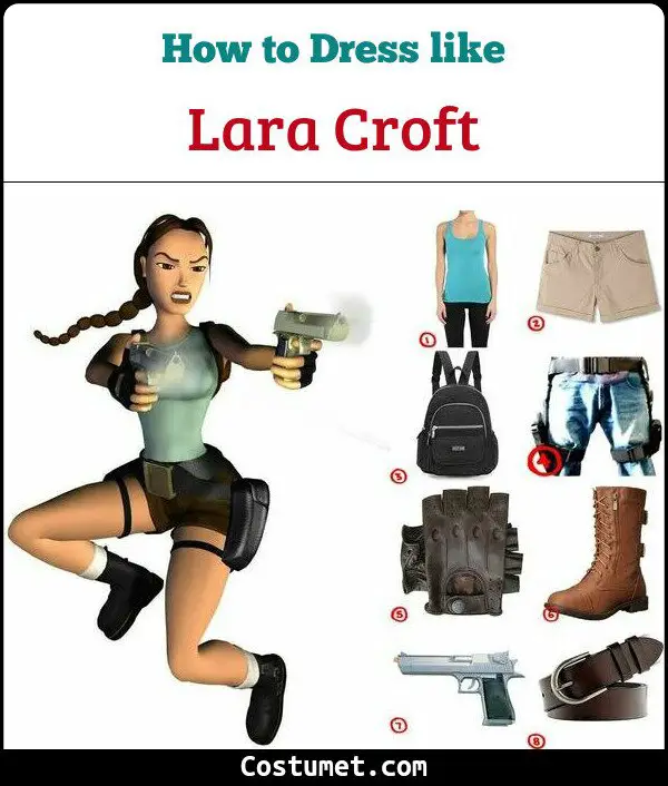 Lara Croft Costume for Cosplay & Halloween