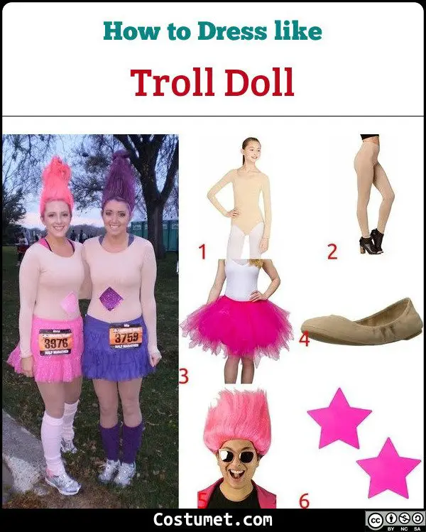 Troll Doll Costume for Cosplay & Halloween