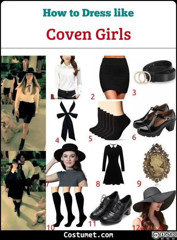 Coven Girls Costume for Cosplay & Halloween