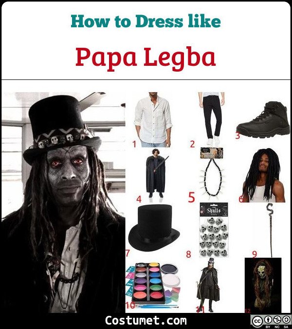 Papa Legba Costume for Cosplay & Halloween