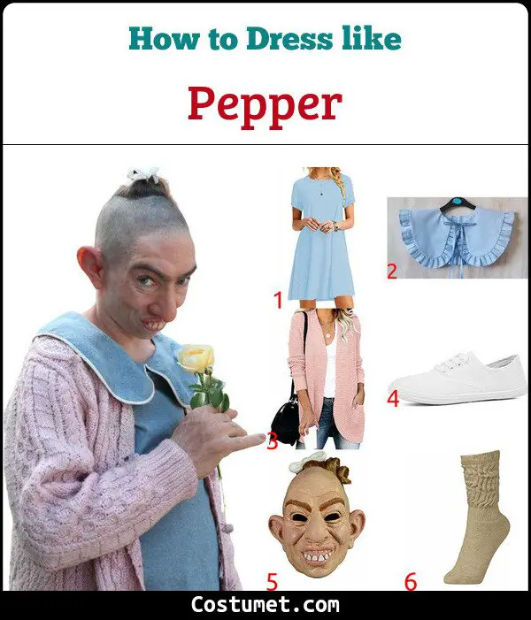 Pepper Costume for Cosplay & Halloween