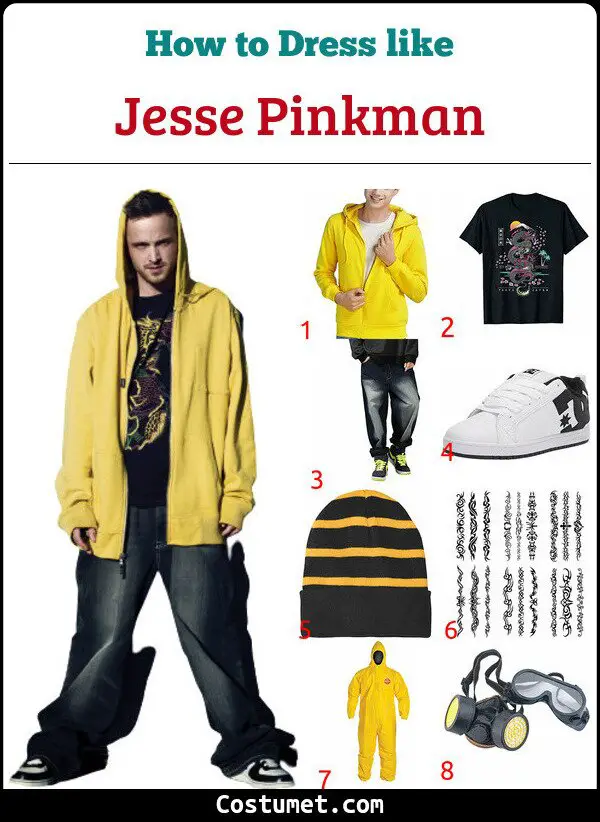 Jesse Pinkman (Breaking Bad) Costume for Cosplay & Halloween 2023