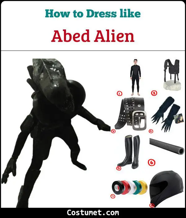 Abed Alien Costume for Cosplay & Halloween