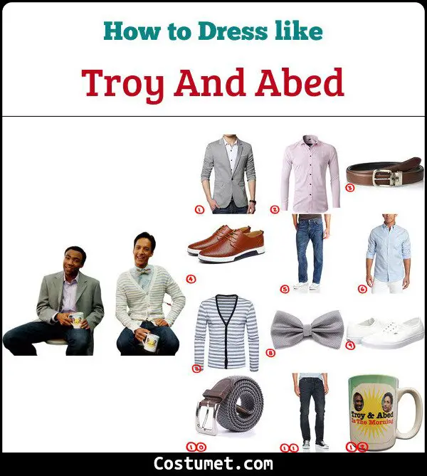 Troy And Abed Costume for Cosplay & Halloween