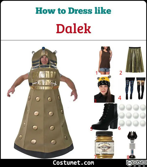 Dalek Costume for Cosplay & Halloween