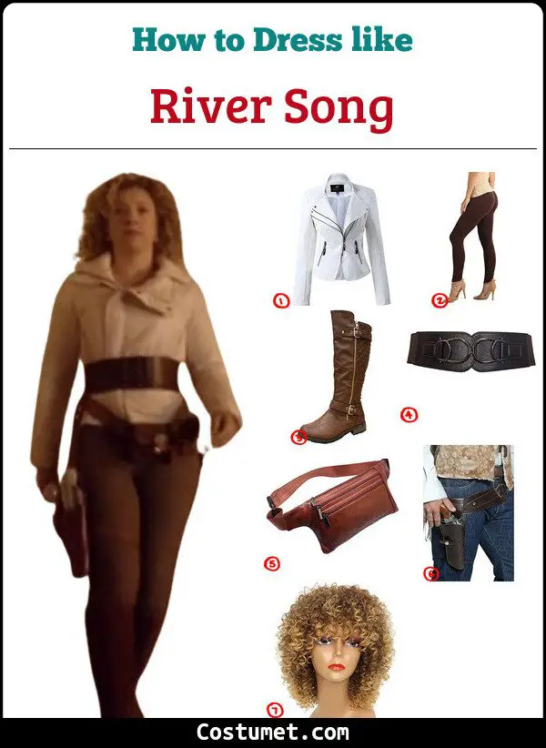 River Song Costume for Cosplay & Halloween