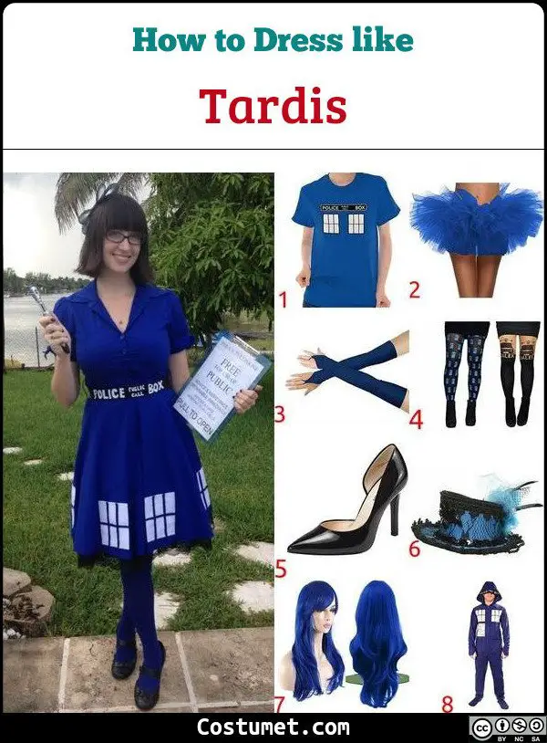 Tardis Costume for Cosplay & Halloween