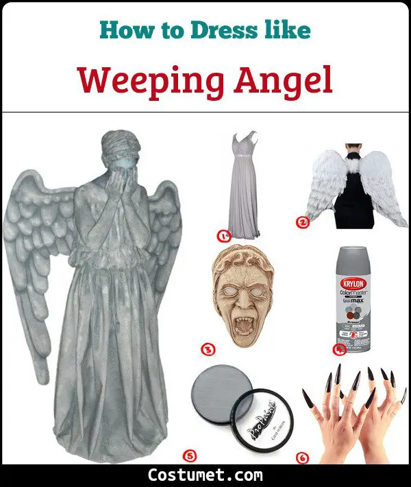Weeping Angel Costume for Cosplay & Halloween