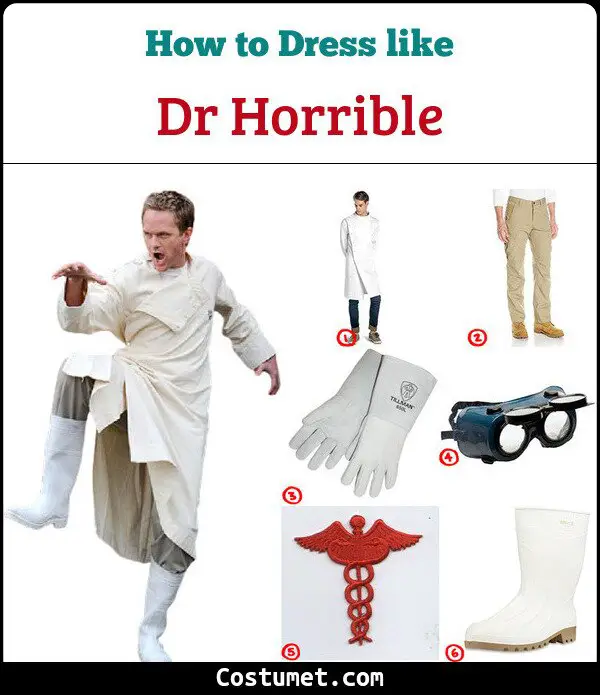 Dr Horrible Costume for Cosplay & Halloween