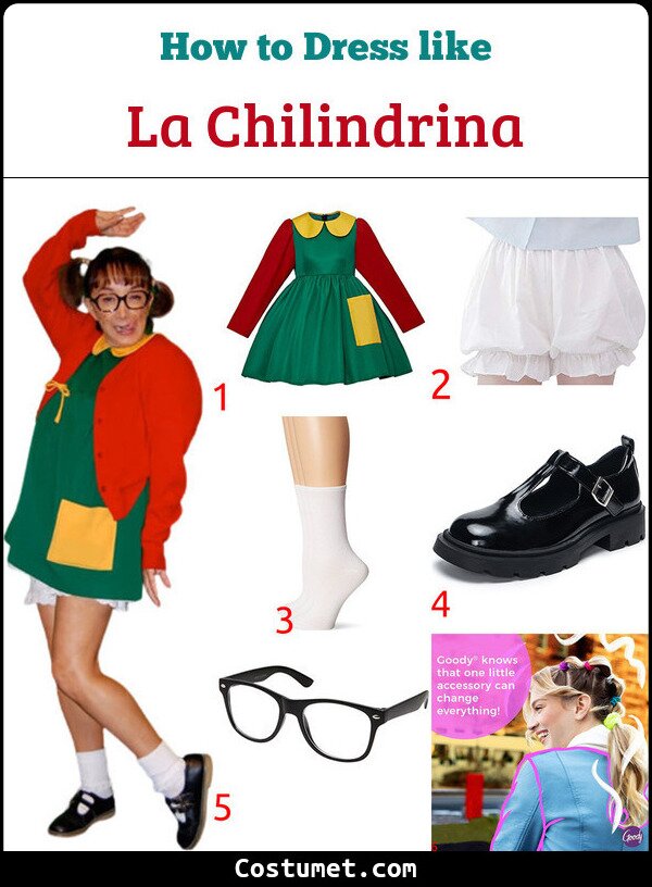 La Chilindrina Costume for Cosplay & Halloween