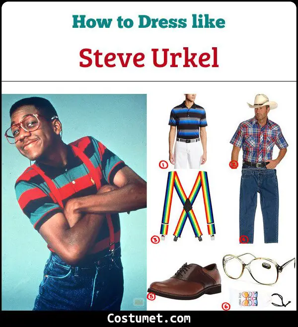 Steve Urkel Costume for Cosplay & Halloween