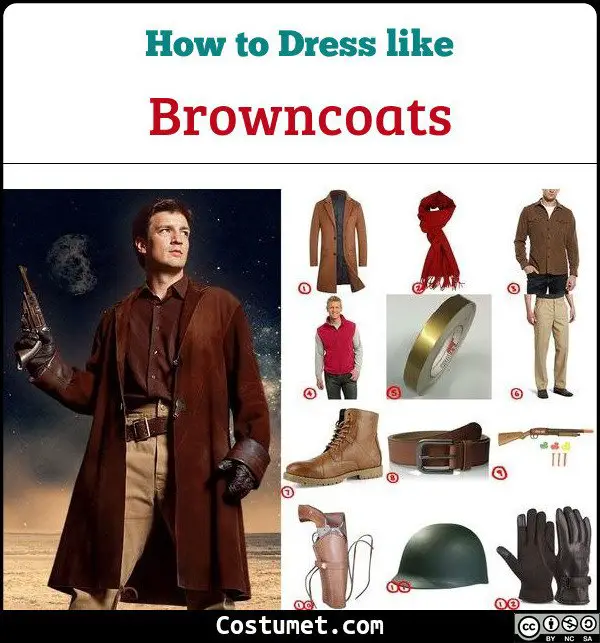 Browncoats Costume for Cosplay & Halloween