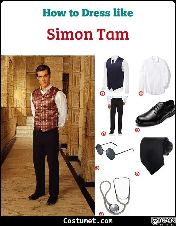 Simon Tam Costume for Cosplay & Halloween