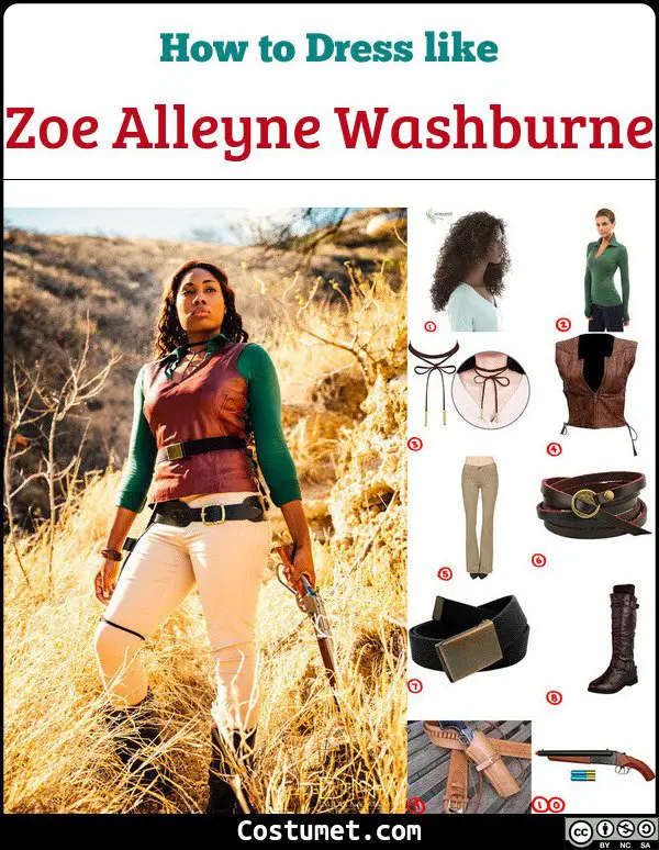 Zoe Alleyne Washburne Costume for Cosplay & Halloween