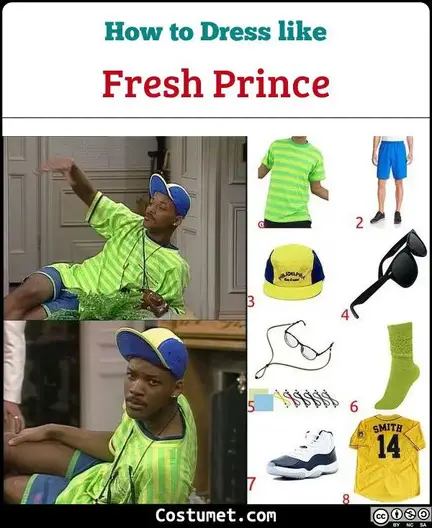 Fresh Prince of Bel-Air Costume for Cosplay & Halloween 2023