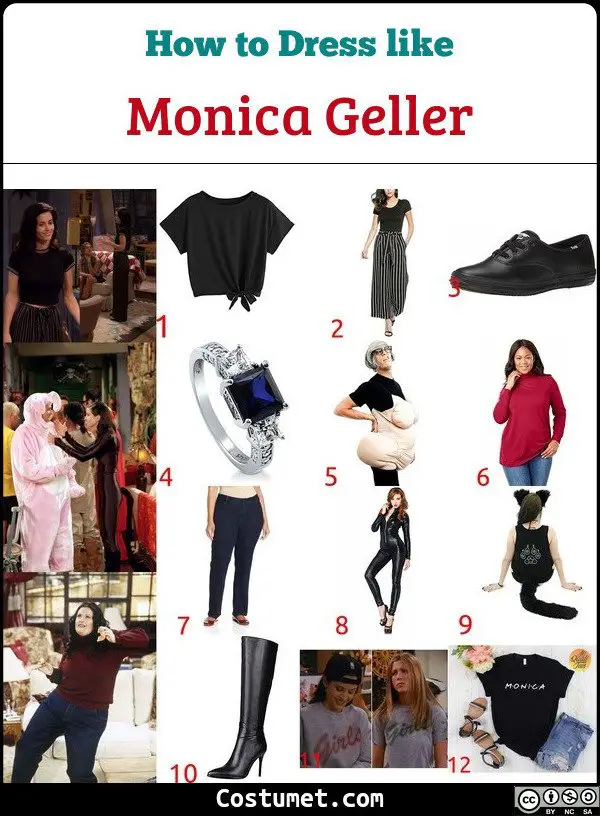 Monica Geller Costume for Cosplay & Halloween