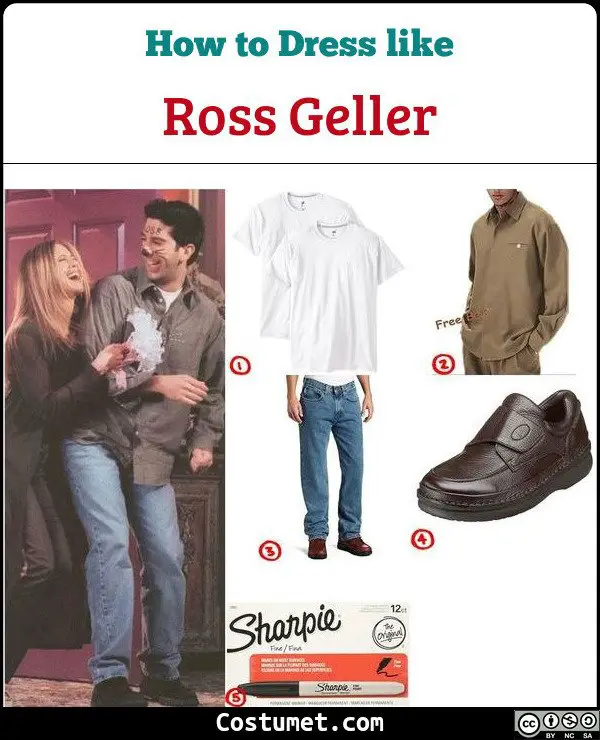 Ross Geller Costume for Cosplay & Halloween