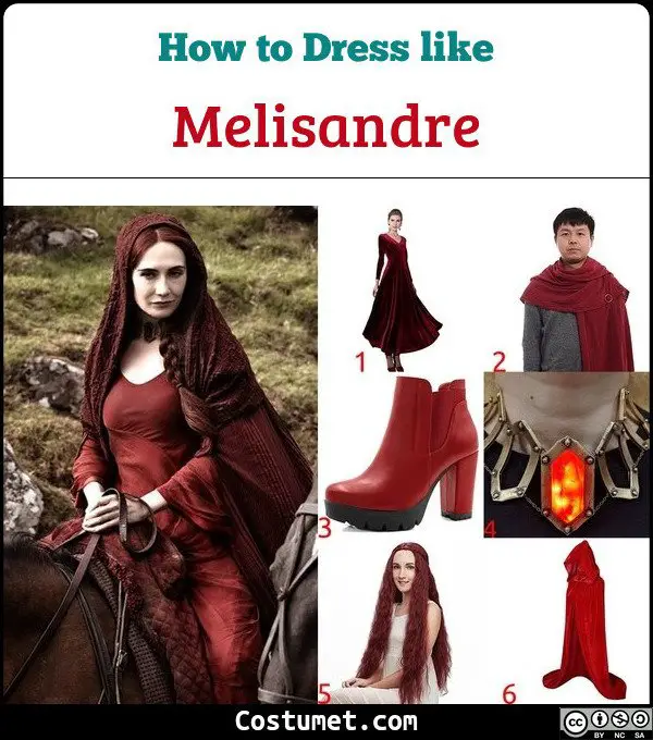 Melisandre Costume for Cosplay & Halloween