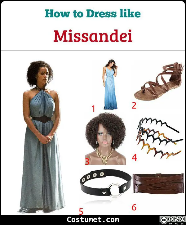 Missandei Costume for Cosplay & Halloween