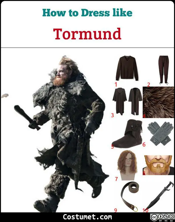 Tormund Costume for Cosplay & Halloween