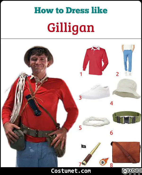 Gilligan Costume for Cosplay & Halloween