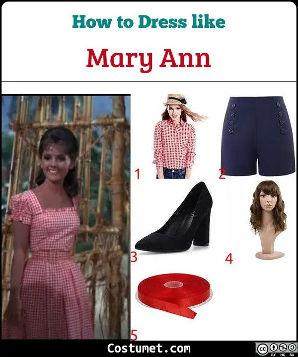 Mary Ann Costume for Cosplay & Halloween