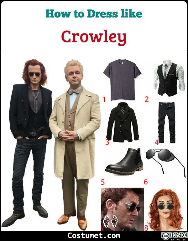 Crowley Costume for Cosplay & Halloween