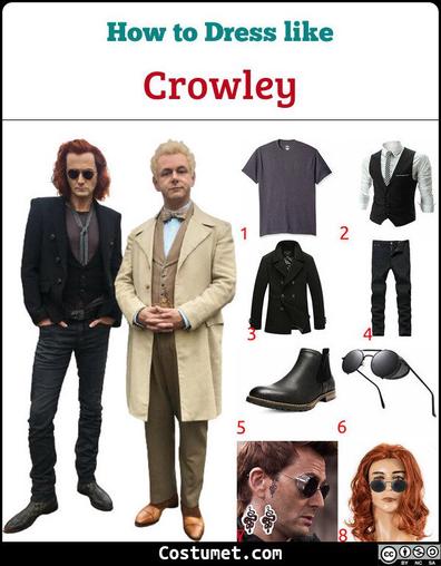 Aziraphale & Crowley (Good Omens) Costume for Cosplay & Halloween 2023