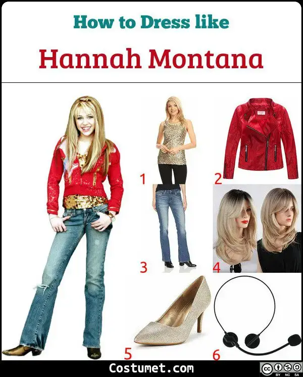 position Lurk Diver Hannah Montana Costume for Cosplay & Halloween 2023