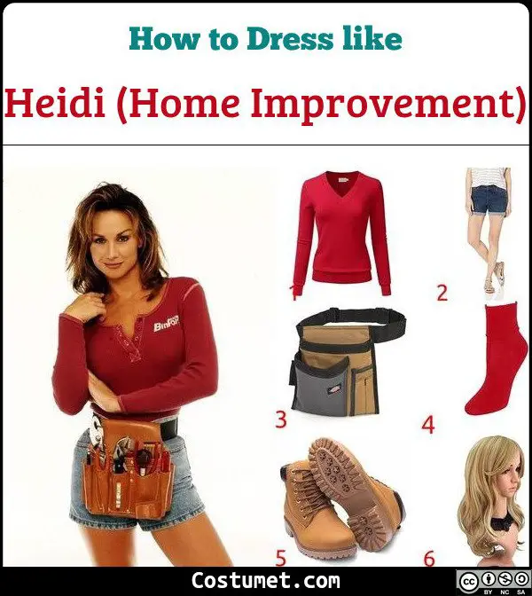 Heidi (Home Improvement) Costume for Cosplay & Halloween