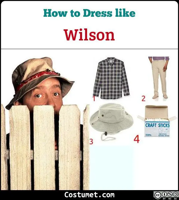 Wilson (Home Improvement) Costume for Cosplay & Halloween