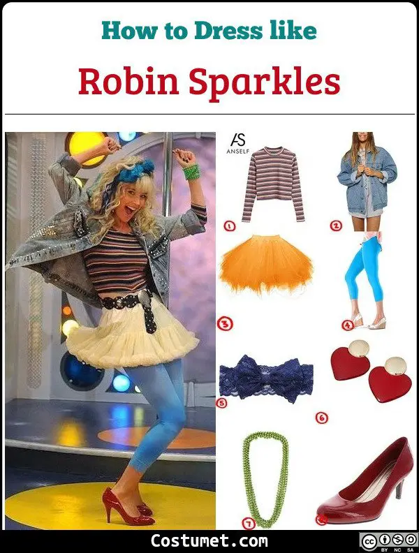 Robin Sparkles Costume for Cosplay & Halloween