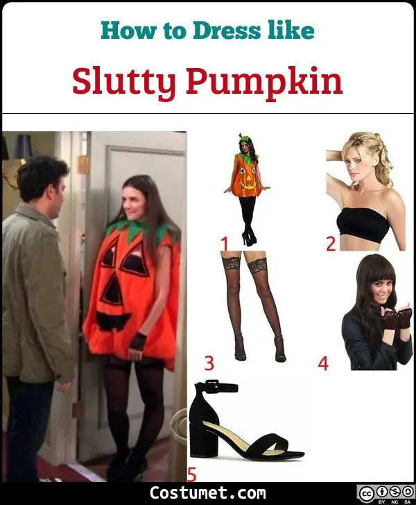 Slutty Pumpkin Costume for Cosplay & Halloween
