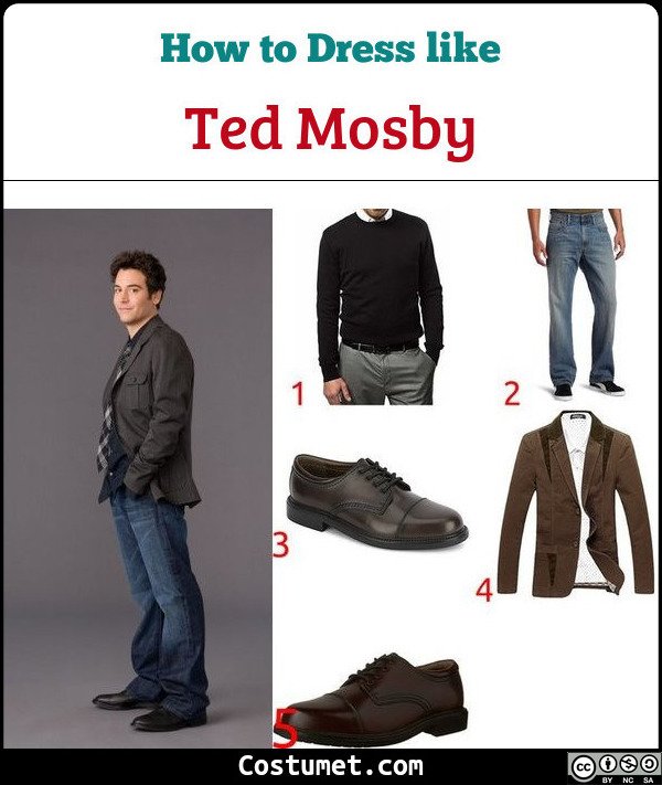 Ted Mosby Costume for Cosplay & Halloween