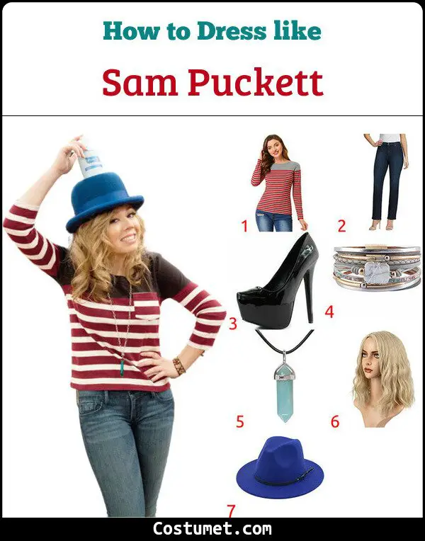 Sam Puckett Costume for Cosplay & Halloween