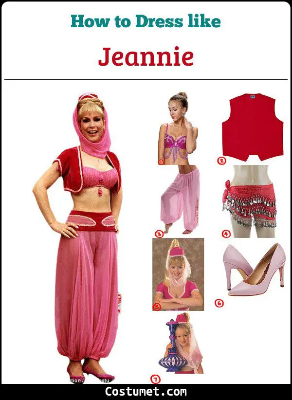 Jeannie Costume for Cosplay & Halloween
