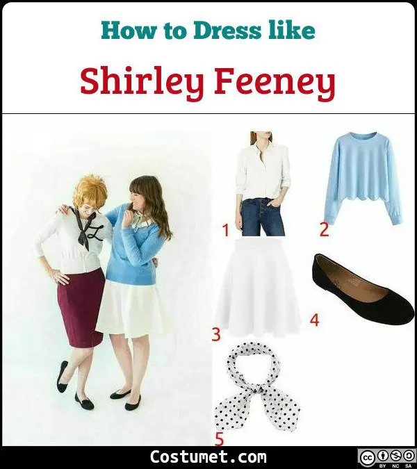 Shirley Feeney Costume for Cosplay & Halloween