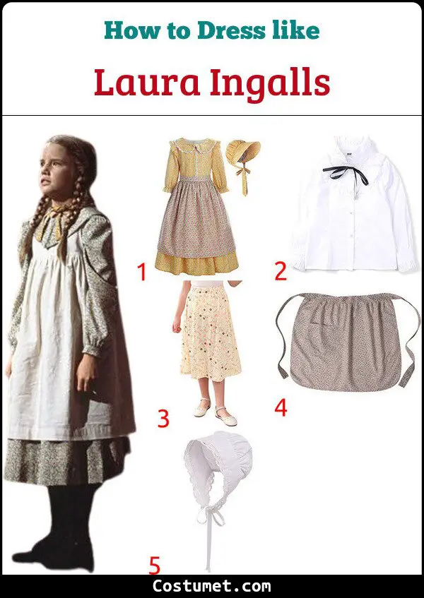 Laura Ingalls Costume for Cosplay & Halloween