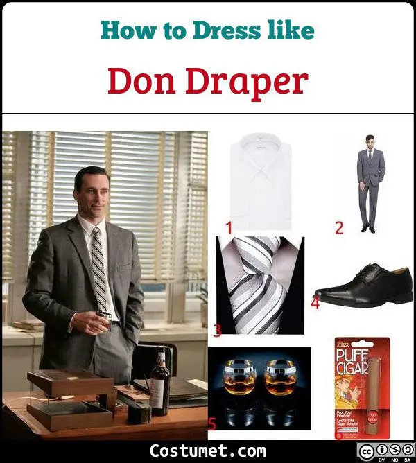 Don Draper Costume for Cosplay & Halloween