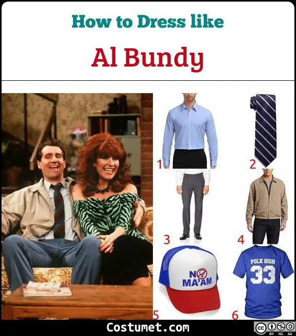 Al Bundy Married With Children Costume for Cosplay & Halloween