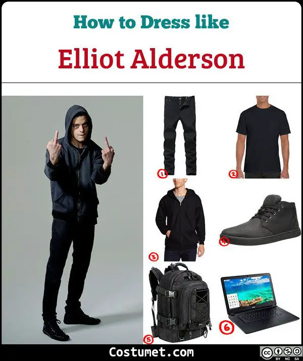 Elliot Alderson Costume for Cosplay & Halloween