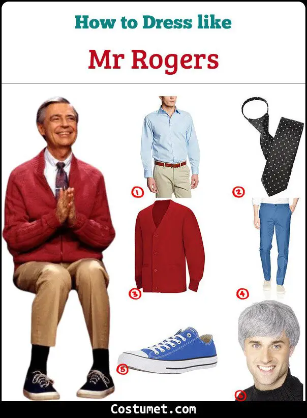 Mr Rogers Costume for Cosplay & Halloween