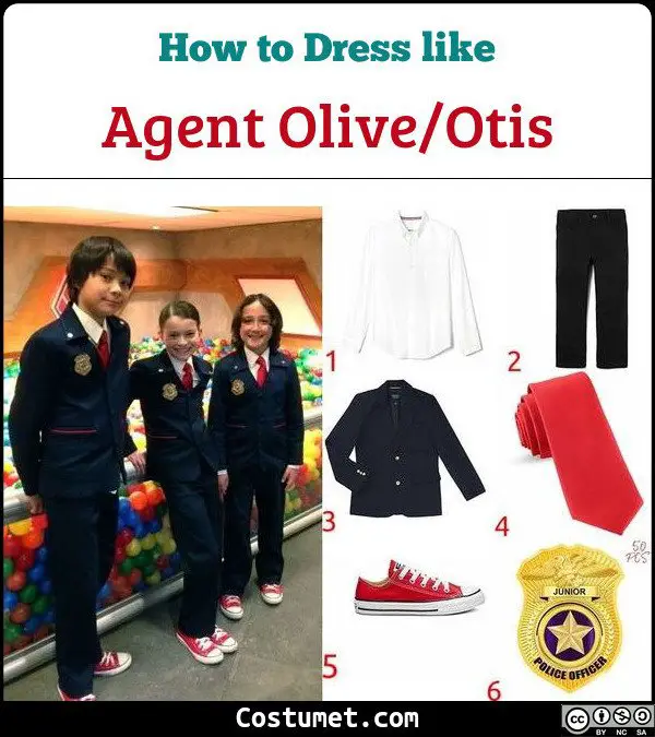  Agent Olive and Agent Otis Odd Squad Costume for Cosplay & Halloween