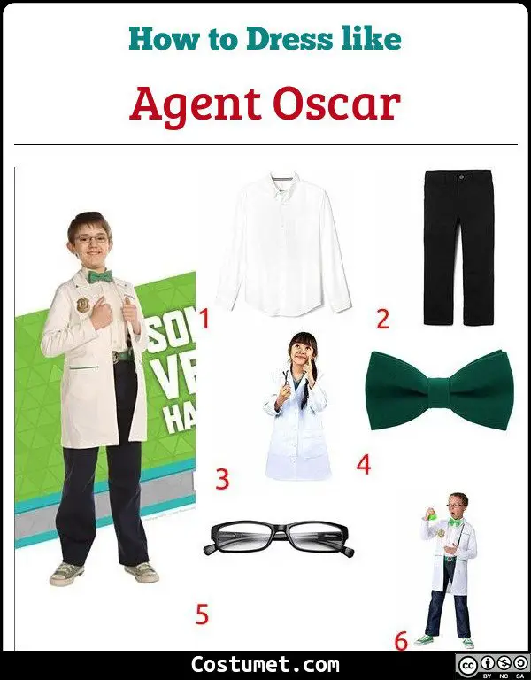 Agent Oscar Odd Squad Costume for Cosplay & Halloween