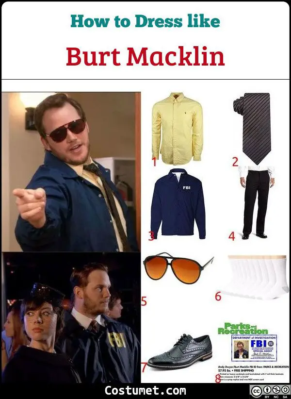 Burt Macklin Costume for Cosplay & Halloween