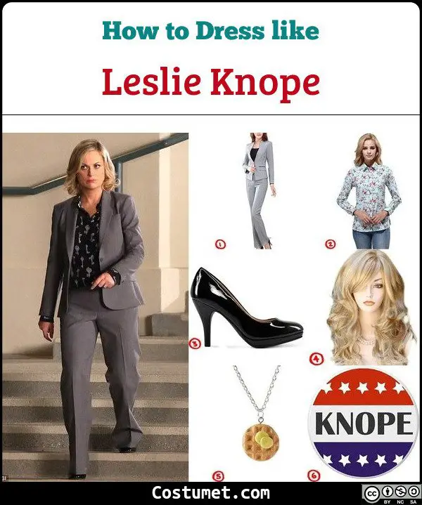 Leslie Knope Costume for Cosplay & Halloween