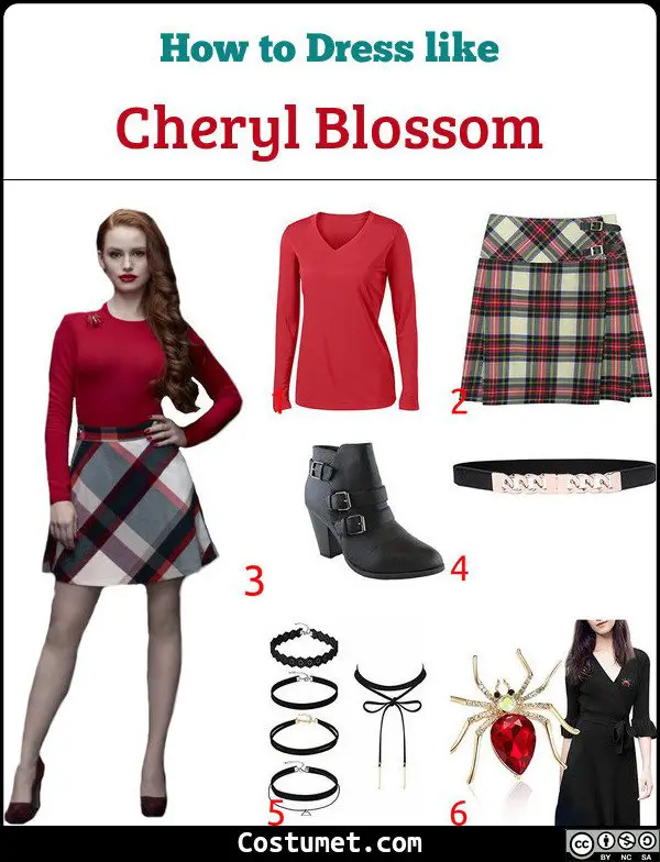 Cheryl Blossom Costume for Cosplay & Halloween