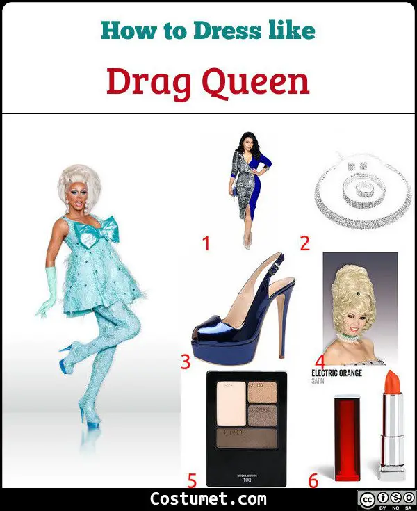 Rupauls Drag Race Costume for Cosplay & Halloween