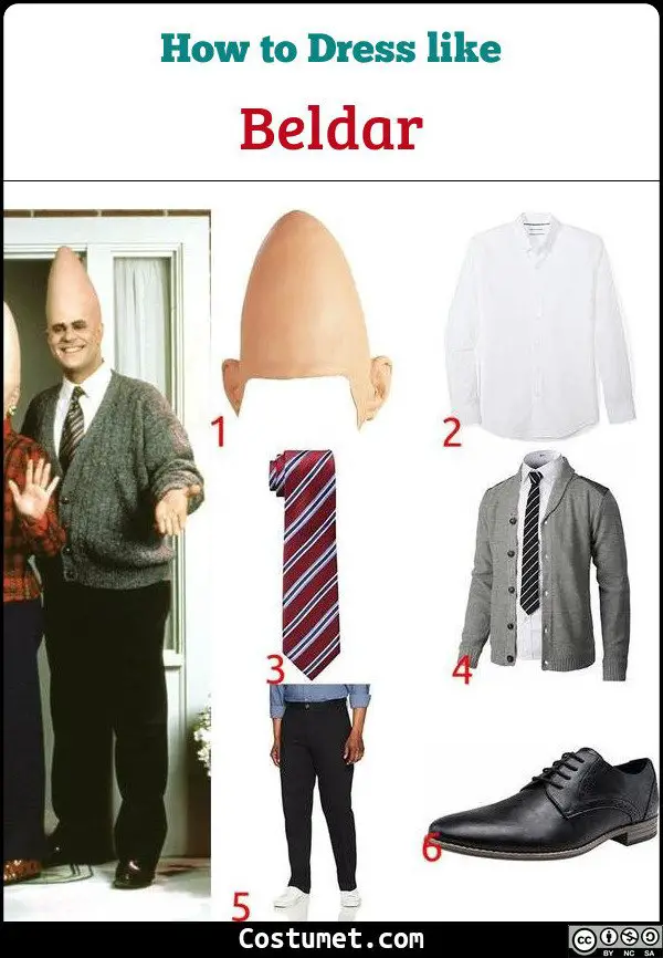 Beldar Coneheads Costume for Cosplay & Halloween