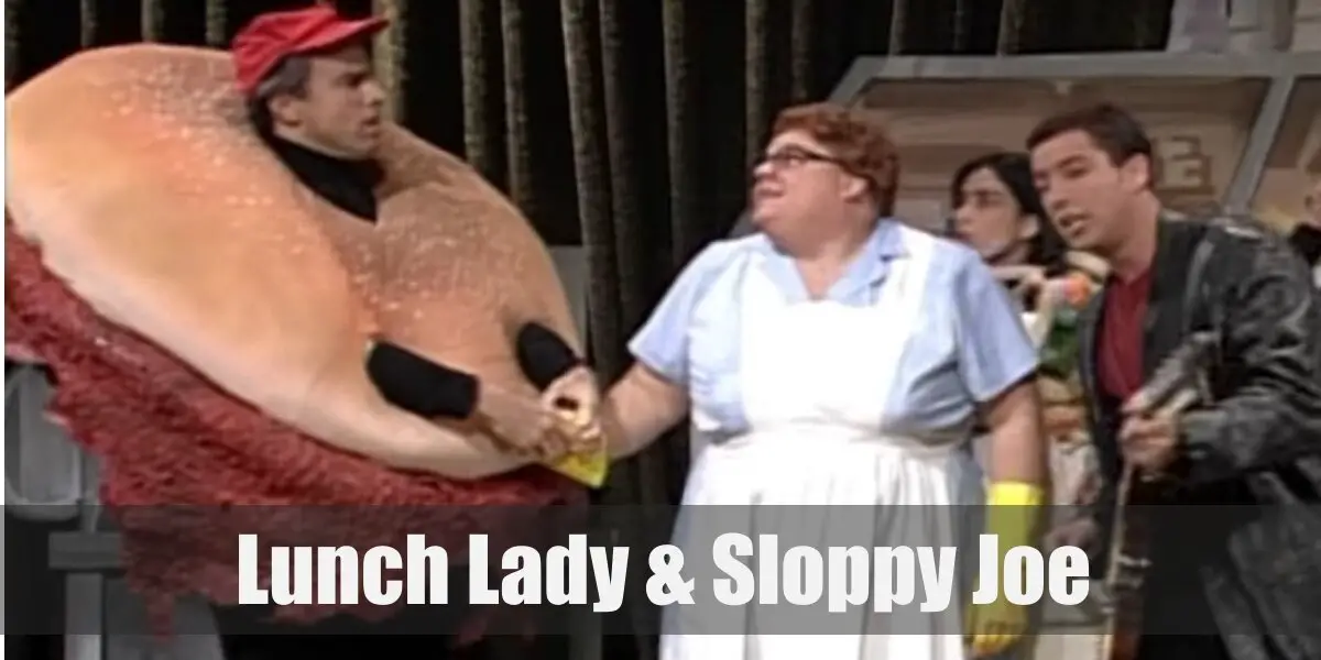Lunch Lady & Sloppy Joe (SNL) Costume for Cosplay & Halloween 2023